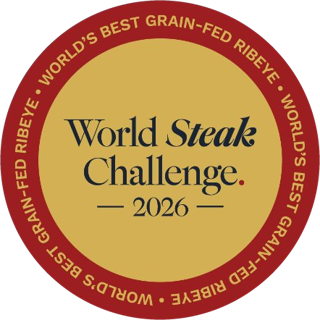 World’s Best Grain-Fed Ribeye メダル